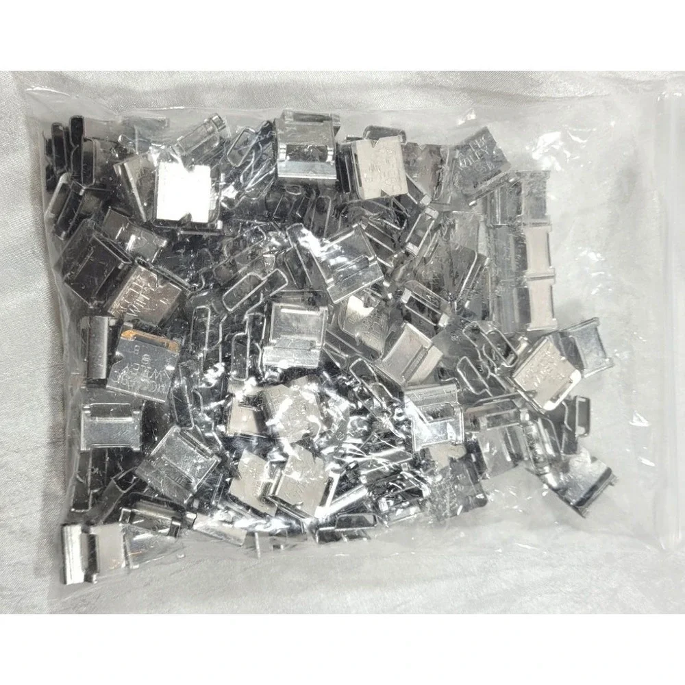100 Wiley ACC-FBC Stainless Steel Dual Degree Solar Panel PV Cable Wire Clips